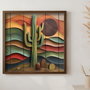 Wallity Pintura Decorativa en MDF con Marco AI082 Multicolor